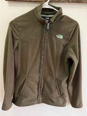 The North Face Brown Hooded Fleece Jacket